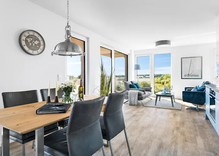 Appartement Beachwaveone- 2 Og, Meerblick, Balkon, Kamin, Sauna *