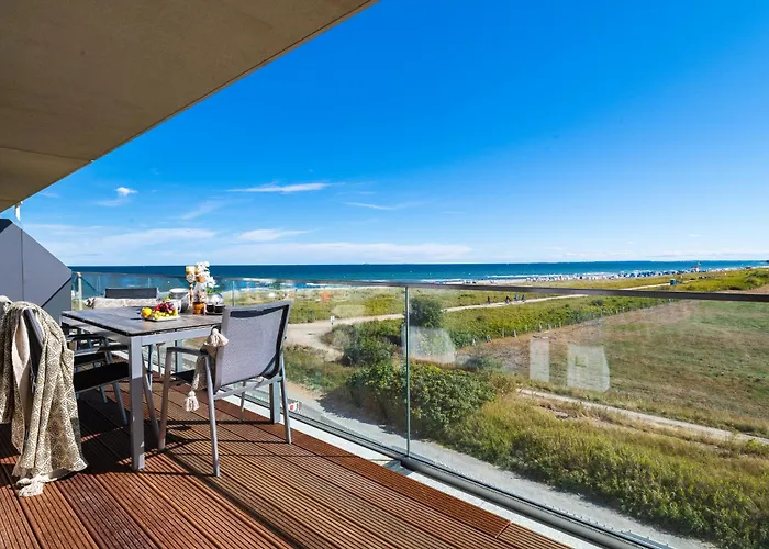 Beachwaveone- 2 Og, Meerblick, Balkon, Kamin, Sauna Appartement